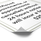 サービス業の解除の方針 ポスター (角)