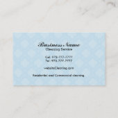 サービス業カードをきれいにして下さい 名刺 (裏面)