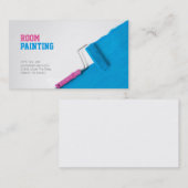 サービス業カードを絵を描き、飾ります 名刺 (正面/裏面)