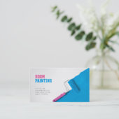 サービス業カードを絵を描き、飾ります 名刺 (スタンド正面)