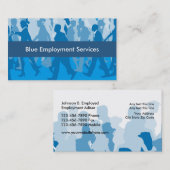 サービス業カードを職員を置くこと 名刺 (正面/裏面)