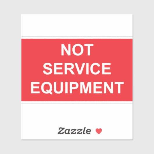 サービス機器ラベルなし シール (シート)