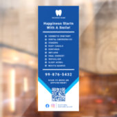 サービス歯科医 |ビジネスロゴQRコード ウィンドウサイン (シート2)