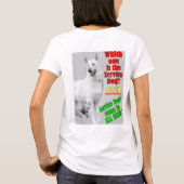 サービス犬はどれですか。 Tシャツ (裏面)