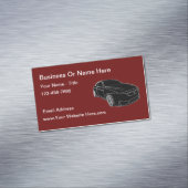 サービス車のカーテーマ マグネット名刺 (インサイチュ)