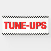 サービス車のショップラージチューンアップ 横断幕 (横)