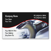 サービス車のデザイン マグネット名刺 (正面)