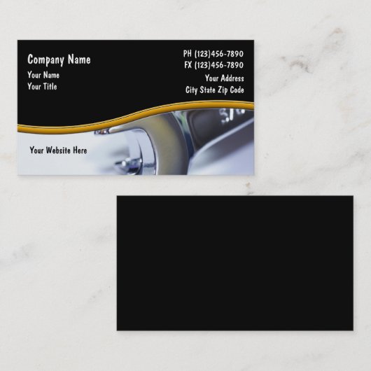 サービス車の名刺 名刺 (正面/裏面)