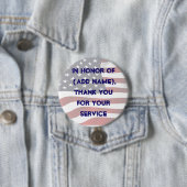 サービス軍隊ボタン 缶バッジ (インサイチュ)