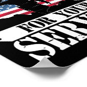 サービス退役軍人Patriot Militarありがとう ポスター