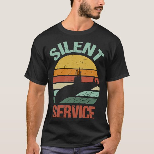 サービス静か潜水艦クール軍隊潜水艦C Tシャツ (正面)