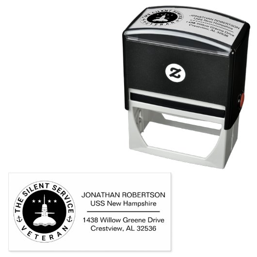 サービス静か退役軍人エレガント セルフインキングスタンプ (インサイチュ)