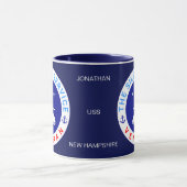 サービス静か退役軍人エレガント マグカップ (中央)