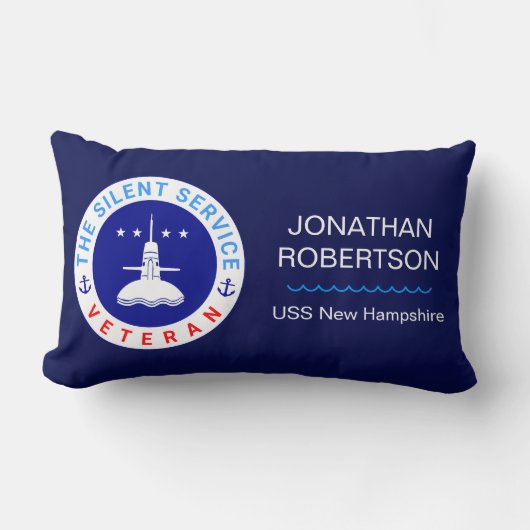 サービス静か退役軍人エレガント ランバークッション (正面)