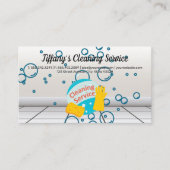 サービス・サプライのクリーニング |シャボン玉 名刺 (正面)