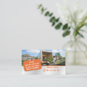 サービス、取り外しサービスを詰め及び荷を解きます 名刺 (スタンド正面)