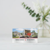 サービス、取り外しサービスを詰め及び荷を解きます 名刺 (スタンド正面)