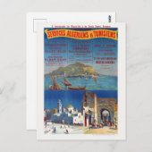 サービスAlgeliensとチュニジアVintage Poster 190 ポストカード (正面/裏面)