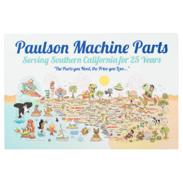 サービスSoCalカスタム メタルプリント