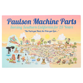 サービスSoCalカスタム メタルプリント