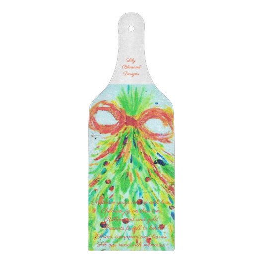 サービングパドルの切り盤 カッティングボード (正面)