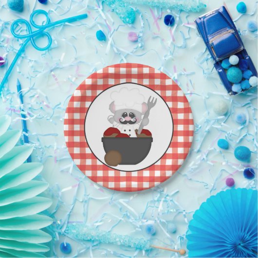 サービングミートボイタリアンール食品おもしろいプレート ペーパープレート (パーティー)