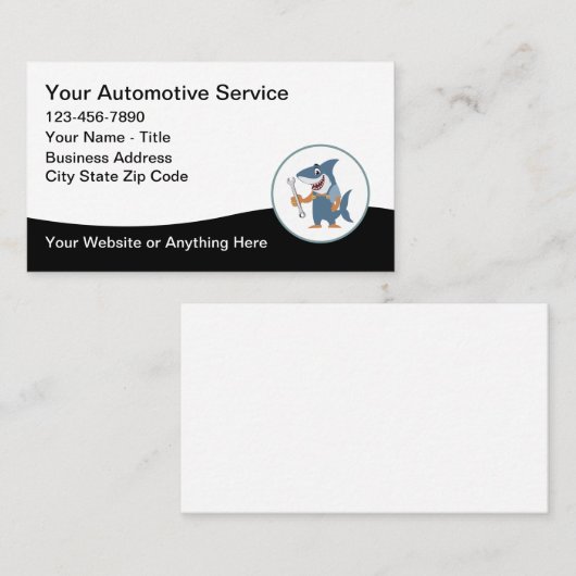 サービ車のスクール名刺 名刺 (正面/裏面)