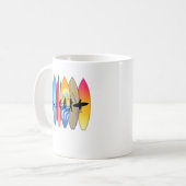 サーフおもしろいァー進化 コーヒーマグカップ (正面左)