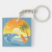 サーフがアップ! キーホルダー (裏面)