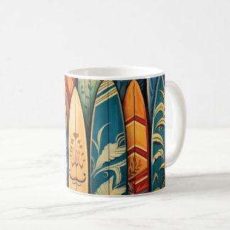 サーフがアップ! コーヒーマグカップ