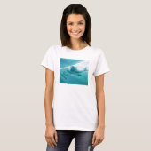 サーフしている人魚 Tシャツ (正面フル)