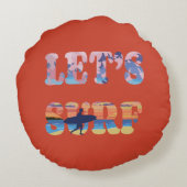 サーフしよう ラウンドクッション (裏面)