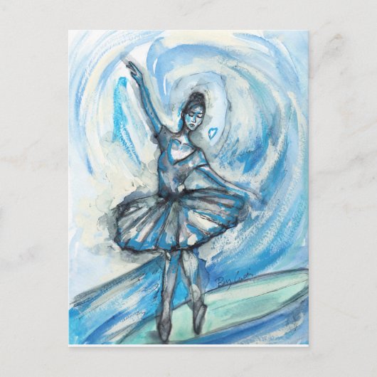 サーフでダンス ポストカード (正面)