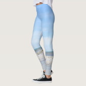 サーフとスカイヨガパンツ！ソックスのように見えるレギンス レギンス (左)