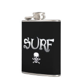 サーフとスカルブラック包まれたフラスコ フラスク (左)
