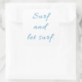 サーフとレットサーフ スクエアシール (バッグ)