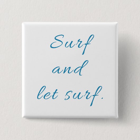 サーフとレットサーフ 缶バッジ (正面)