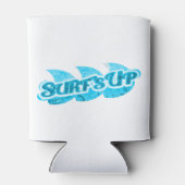 サーフのアップアクアブルー波 缶クーラー (裏面)