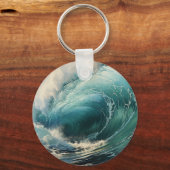 サーフのキー絵画チェインをパーソナライズされた解除 キーホルダー (裏面)