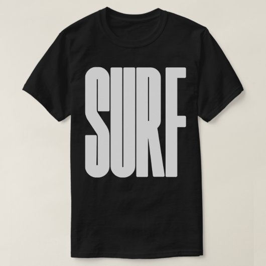 サーフはっきりした文字 Tシャツ (デザイン正面)