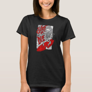 サーフまたはダイゴシックサタンゴシックタロットオカルトウィッチ Tシャツ