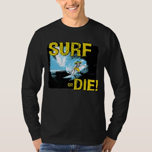サーフまたはダイサーフィン Tシャツ (正面)