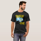 サーフまたはダイサーフィン Tシャツ (正面フル)