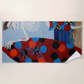 サーフまたはダイビーチタオル ビーチタオル (正面)