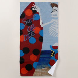 サーフまたはダイビーチタオル ビーチタオル