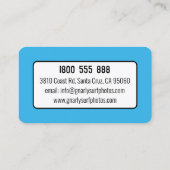 サーフをテーマにした名刺 名刺 (裏面)