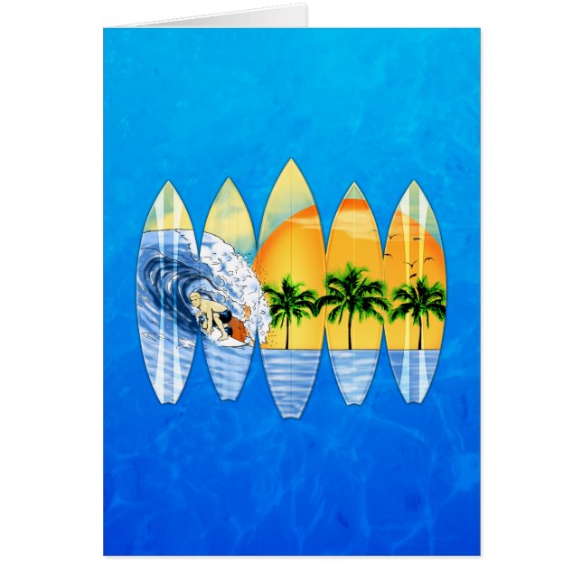 サーファーおよびサーフボード (正面)