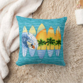 サーファーおよびサーフボード クッション (ブランケット)