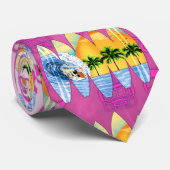 サーファーおよびサーフボード ネクタイ (ロール)