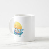 サーファーが波に乗る | (F)クラシックMug #11 コーヒーマグカップ (正面左)